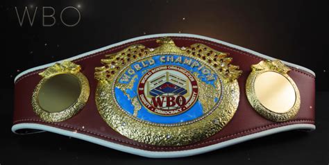New WBO Title Belts Unveiled During Annual Convention.